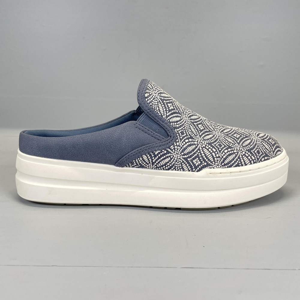 Clarks Audreigh Cove Mule Shoes Womens Size 7 Blue Clogs Slip On Comfort‎ Shoes